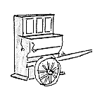 Sketch of a barrel piano circa 1900