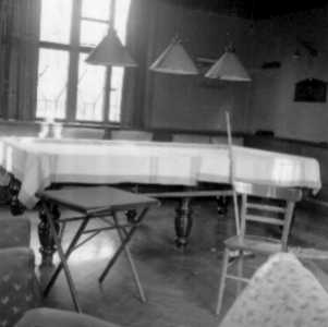Photograph of the Billiards Room at Comeragh Court, December 1951.