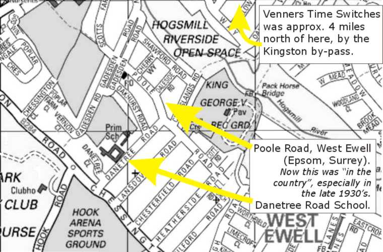 Map of Epsom in 2003.