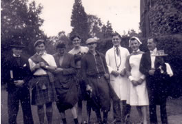 Photograph of the Fancy Dress competition, September 1951.