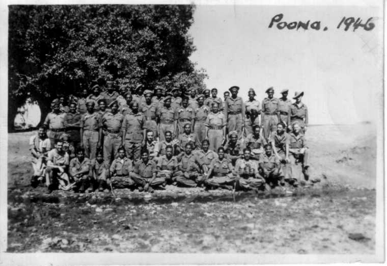 Photograph of the 9th Rajputana Regiment in 1946.