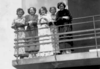 Photograph of the 'Girls Upstairs' in June 1951.